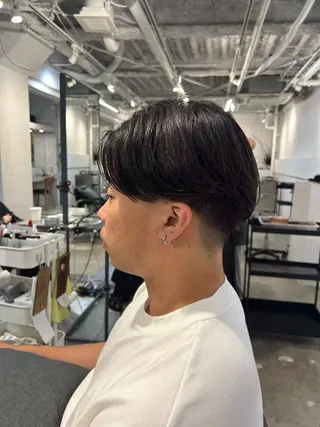 ショート パーマ メンズ清潔感のプロ 💈メンズパーマ藤田のヘアスタイル