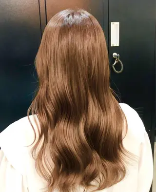 ロング カラー 髪質改善で 憧れの潤艶美髪にのヘアスタイル