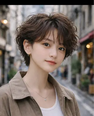 ショート パーマ 【パーマ特化美容師 】👑Yoshiyaのヘアスタイル