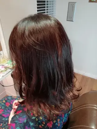 カラー 堀 望美のヘアスタイル