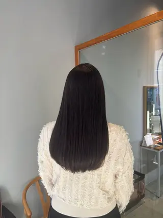 ロング カラー 井手上 華のヘアスタイル