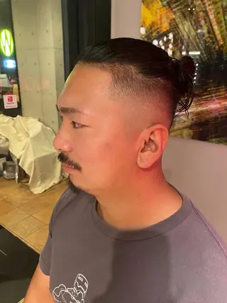 ロング パーマ メンズ unopulir 景山　凌のヘアスタイル