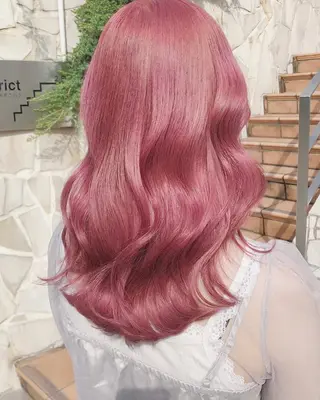 ミディアム カラー パーマ ヘアアレンジ メンズ キッズ ネイル マツエク・マツパ アイブロウ レイヤー/ダブル カラー/YURINAのヘアスタイル