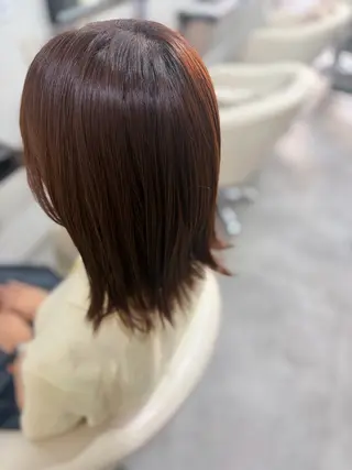 カラー ストレート/カラー 特化雪本☃️のヘアスタイル