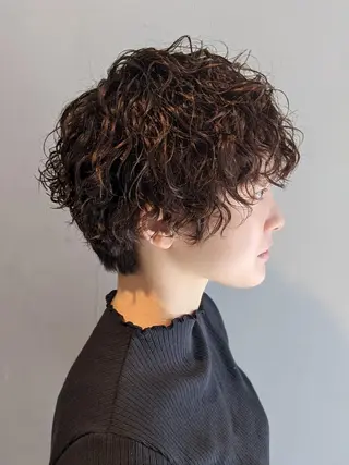 ショート パピヨンロゼ 低ダメージ/髪質改善のヘアスタイル