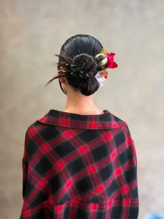 ヘアアレンジ 柏 康孝のヘアスタイル