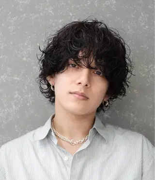 パーマ ヘアアレンジ メンズ (メンズ特化)AKI /古本晃大のヘアスタイル