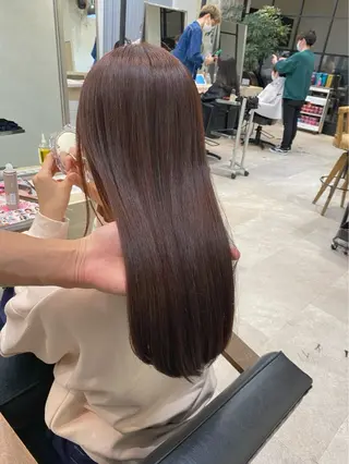 暖色/暗髪カラー🎀 かのんのヘアスタイル
