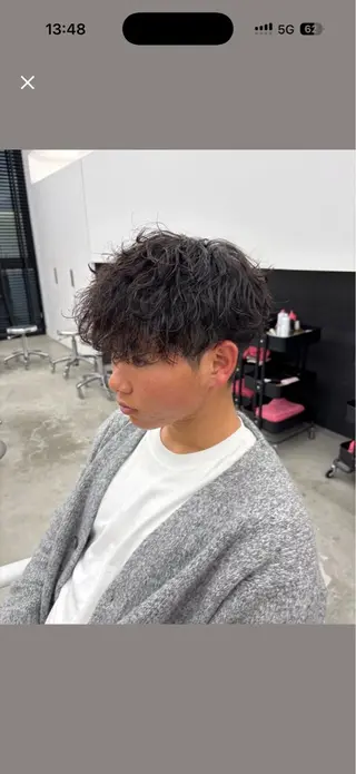 ショート カラー メンズ 久富 飛義のヘアスタイル