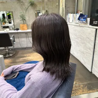 ミディアム カラー 土戸　空 /似合わせカットのヘアスタイル