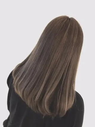 セミロング カラー Hair esthe HAAAT 東口店のヘアスタイル