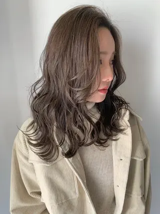 セミロング カラー 髪質改善will hairdesignのヘアスタイル