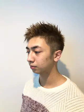 ショート メンズ hair care ACRO店長 谷のヘアスタイル