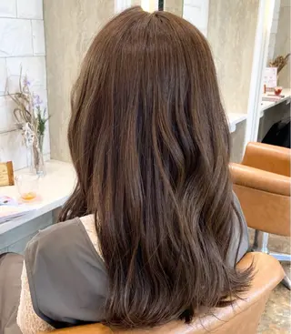 セミロング カラー ママ美容師 Tsuchiyaのヘアスタイル