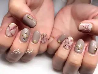 ネイル モチの良さ◉ フィルインネイル♡のネイルデザイン