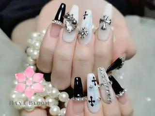 ネイル Hana Bloom Nail💜Akiのネイルデザイン