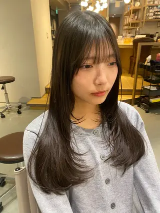 ロング unopulir 景山 凌のヘアスタイル