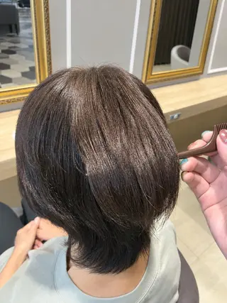ショート カラー 【アクイール】 やまい ⸝⸝꙳のヘアスタイル