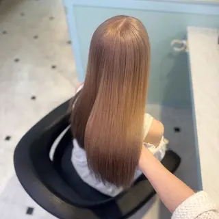 ロング カラー 暖色🩷透明感カラー ♡Maika♡のヘアスタイル