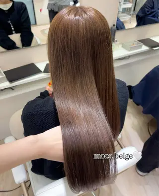 ロング カラー ParveMix 岡本えりかのヘアスタイル