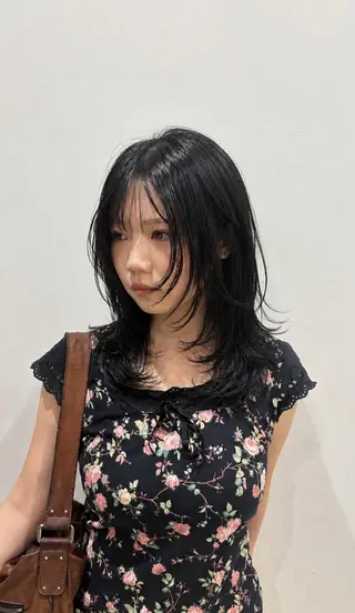 カラー ミディアム 透明感美髪💙ྀི/ 髪質改善/ミナルのヘアスタイル