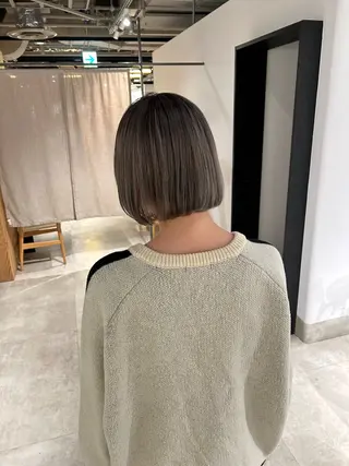 ミディアム カラー stylist トモヤのヘアスタイル