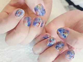 ネイル 手描きアート&推し活 🌟Wisteriaのネイルデザイン