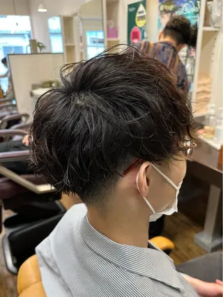 ショート メンズ 髪質改善特化美容師 酸性ストレート近藤俊のヘアスタイル