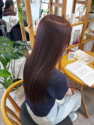 ロング カラー 由良 龍也のヘアスタイル