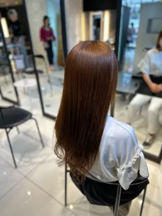 ロング カラー 艶髪/髪質改善/ ホンダリコのヘアスタイル