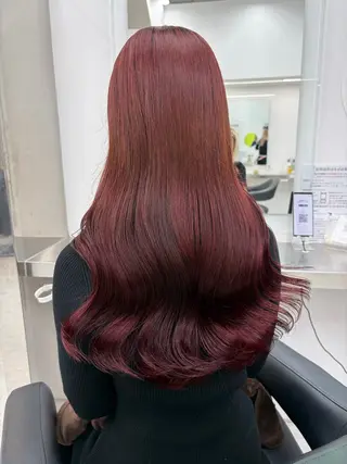 ロング 🍒韓国y2k暖色 NO.1🍒REAのヘアスタイル