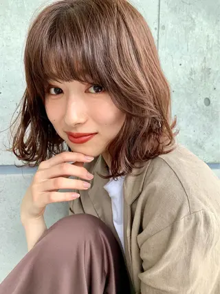 ロング カラー パーマ ヘアアレンジ メンズ 🎀愛されモテヘア♡ 梅澤夏基🎀のヘアスタイル
