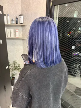 ショート カラー 🌺ハイトーン🌺 矢葺 なぎさ🌺🌺のヘアスタイル