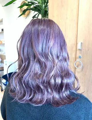 ロング カラー THE PARK キシオカのヘアスタイル