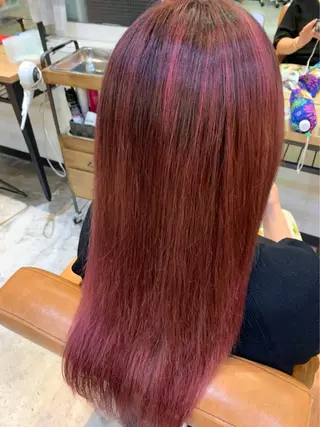 ロング カラー 北川 智海のヘアスタイル