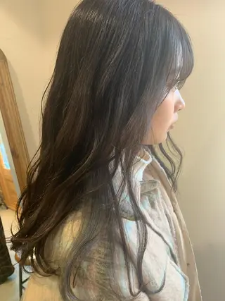 ロング カラー 名駅🦢大人艶カラー 🪽カミヤアカネのヘアスタイル