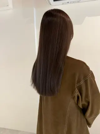ロング カラー io濱川 遥のヘアスタイル