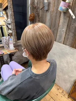ショート 髪質改善/透明感 カラー高山奈夕のヘアスタイル