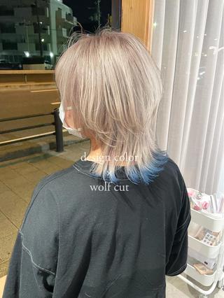 ミディアム 岸川 恭子のヘアスタイル