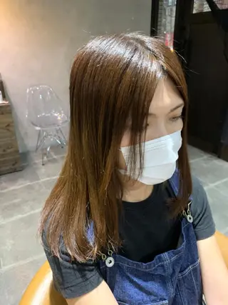 ロング enx天王町店 伊藤 愛央のヘアスタイル