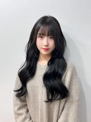 ロング カラー パーマ ヘアアレンジ メンズ キッズ ネイル マツエク・マツパ アイブロウ 渋谷レイヤーカット❌ 縮毛矯正専門/武田涼のヘアスタイル