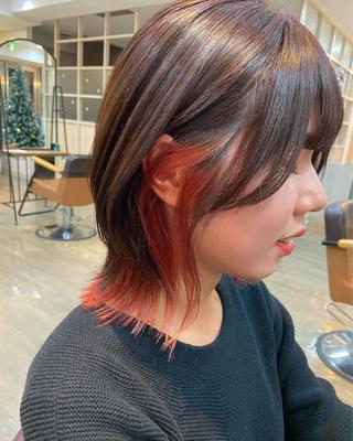 ミディアム 植田 敬太のヘアスタイル