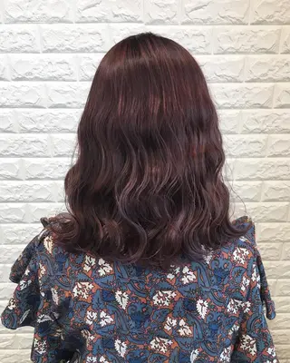 ミディアム カラー ヘアアレンジ 🌿‬ ܸAir 透明感🌱西村知佳のヘアスタイル