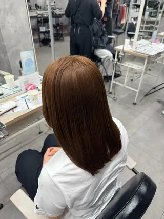 ミディアム カラー Riko🐰💗/ モテ艶髪《本厚木》のヘアスタイル