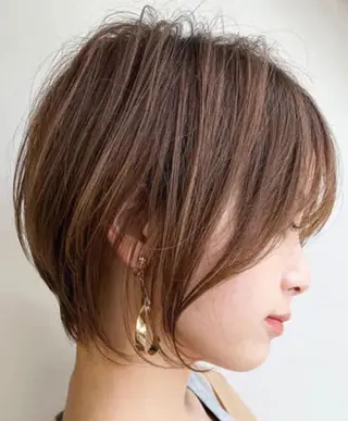ショート 髪質改善/ストレート /艶髪/熊谷はつなのヘアスタイル