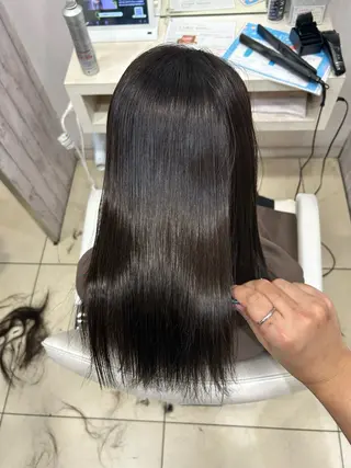 セミロング 【髪質改善カラー】 瀧田嵐士🇰🇷のヘアスタイル