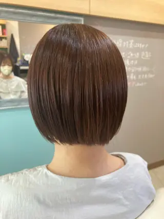 ショート カラー 谷川 穂のヘアスタイル