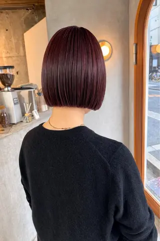 ショート カラー ボブ支持率NO1 🌈CHIKAのヘアスタイル