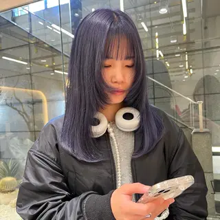 ミディアム カラー 酸性ストレート人気 No,1/カスミ🩰のヘアスタイル