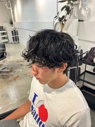 パーマ メンズ メンズ清潔感のプロ 💈メンズパーマ藤田のヘアスタイル